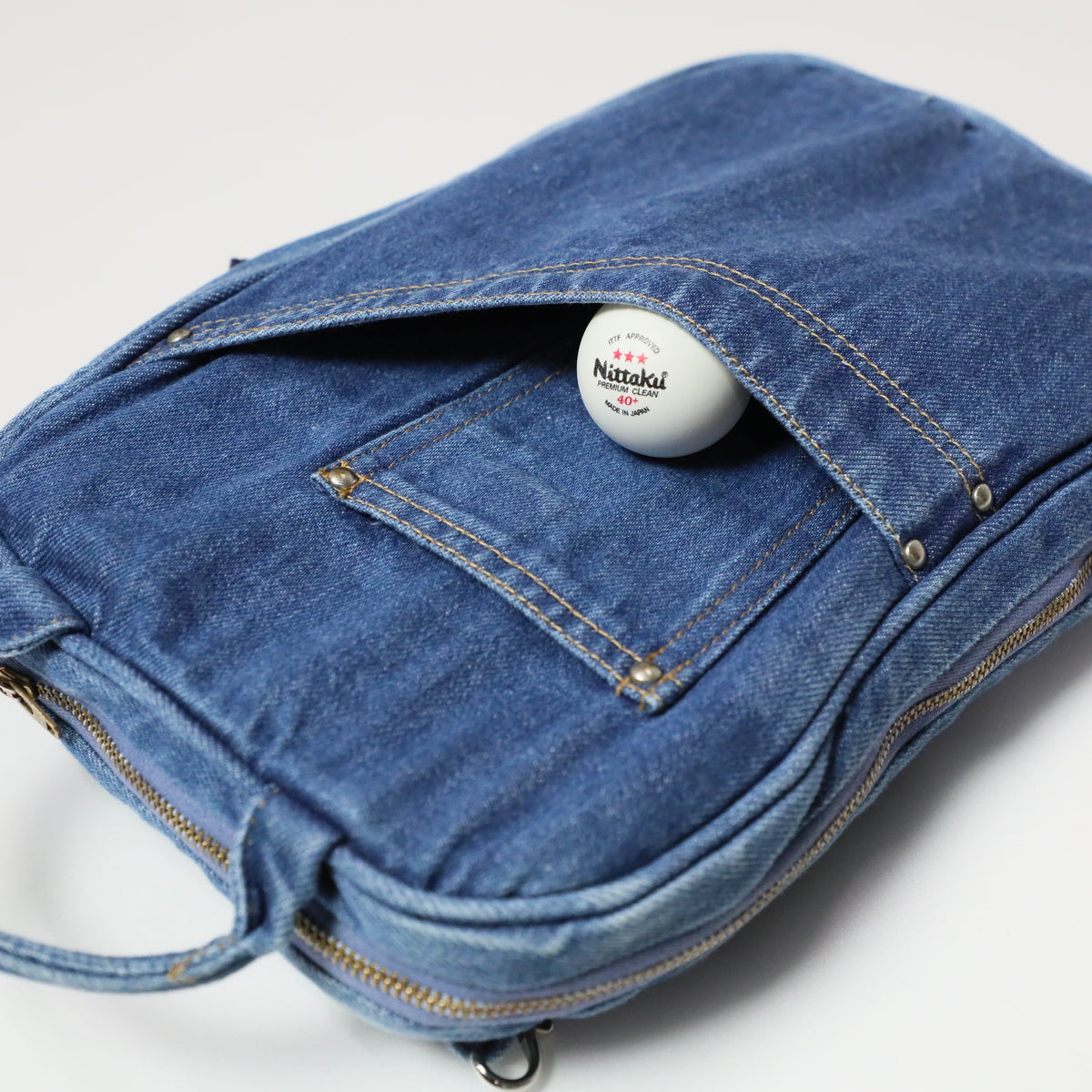 デニムラケットケース