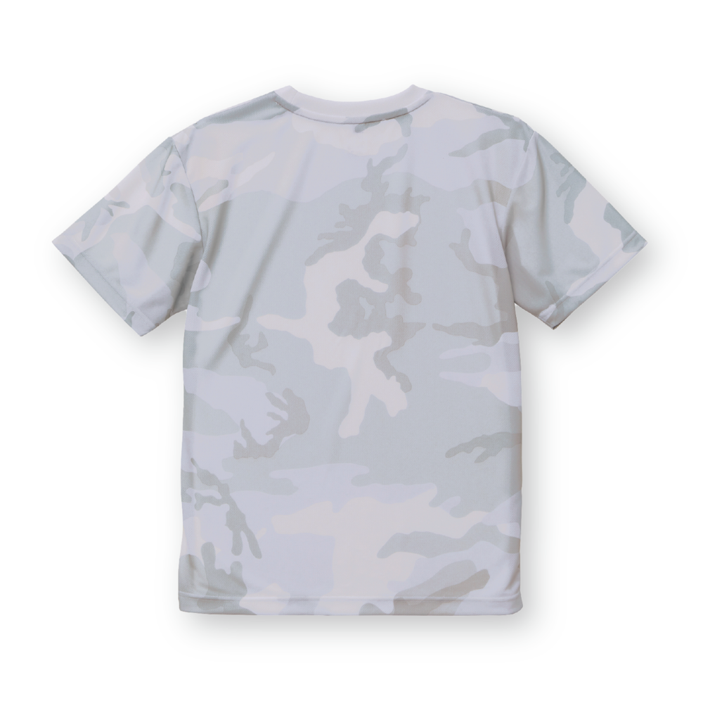 迷彩キャトルTシャツ ホワイトカモフラ