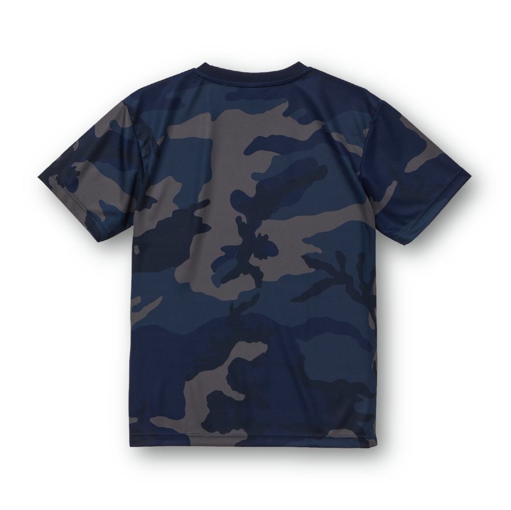 迷彩キャトルTシャツ ブルー迷彩