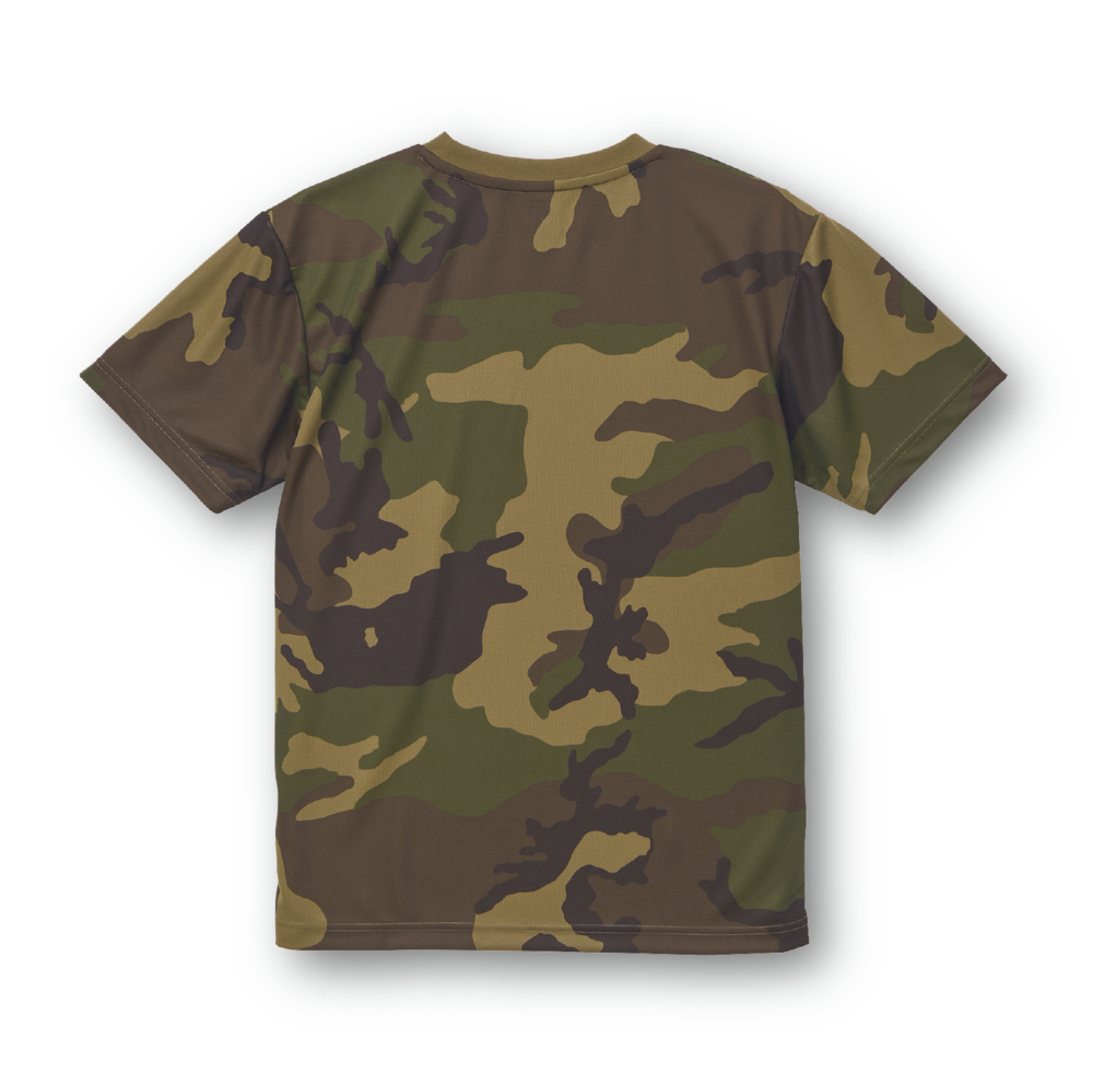 迷彩キャトルTシャツ カーキ迷彩